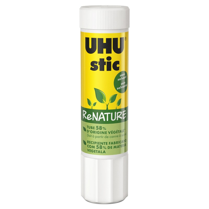 Uhu Stic ReNATURE Bâton de colle blanche 40g