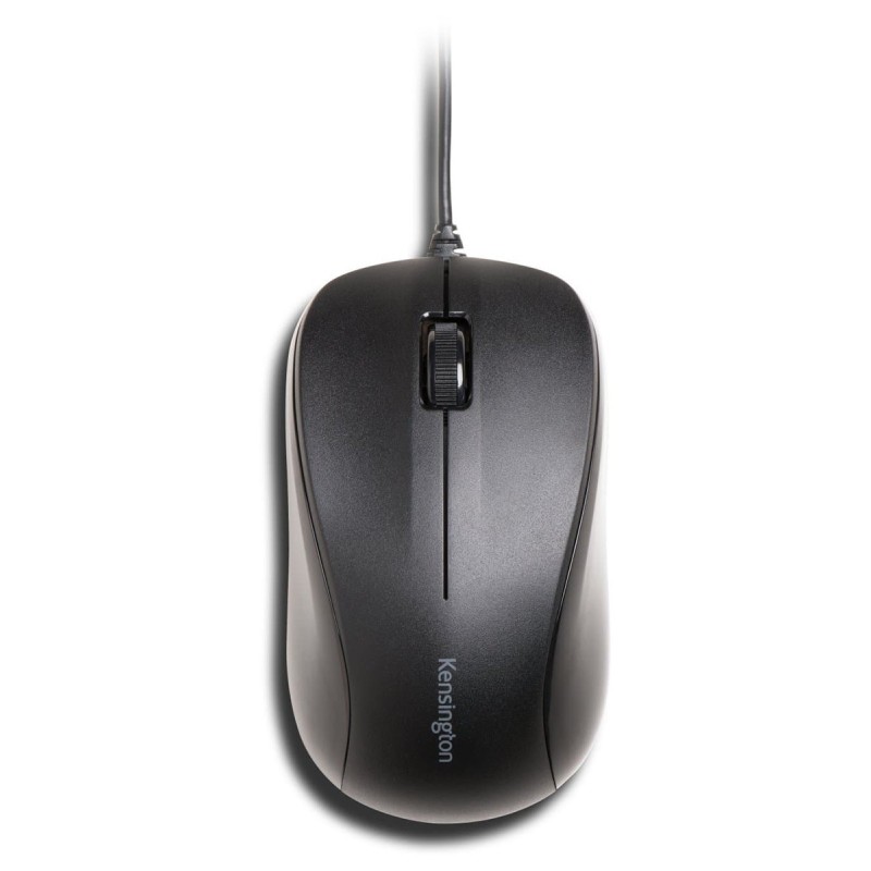 Kensington Valu - Souris filaire optique 3 boutons - droitier ou gaucher - USB - Noir