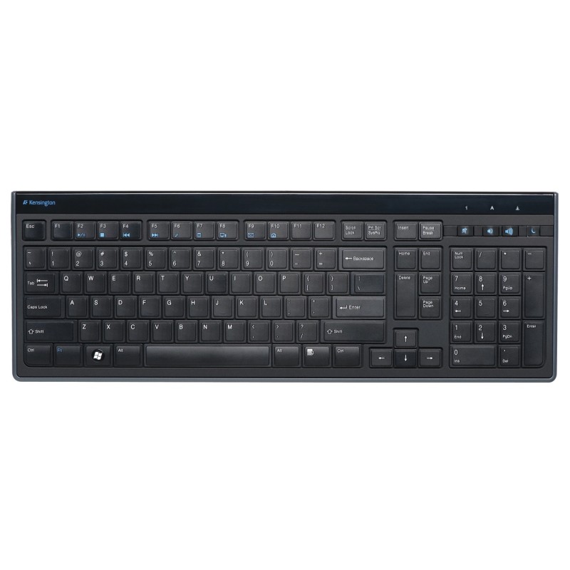 Kensington Advance Fit™ - clavier filaire ultra plat, azerty - USB - Noir
