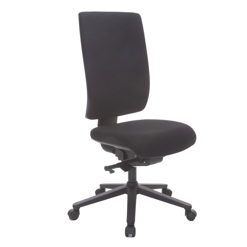 Fauteuil de bureau Infinity 2 en Tissu polyester Noir Hauteur réglable - Dossier Roulette