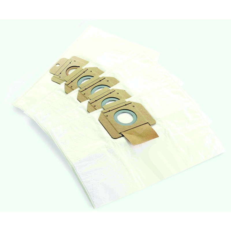 Nilfisk Sacs aspirateurs en synthétique 10 litres - Blanc - Lot de 10