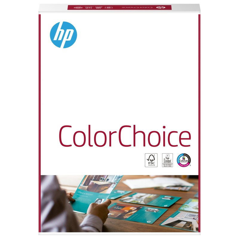HP Papier A4 blanc ColorChoice - 90g - Ramette de 500 feuilles