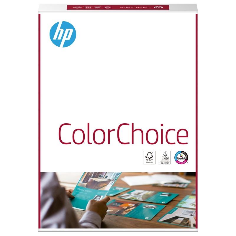 HP Papier A4 blanc ColorChoice - 160g - Ramette de 250 feuilles