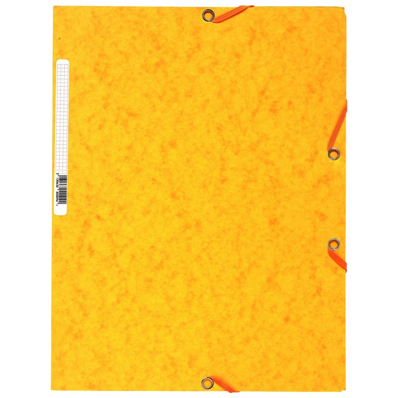 Exacompta Chemise Nature Future® 3 rabats à élastique 250 feuilles A4 24 x 32 cm en carte Jaune