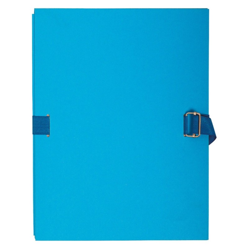 Exacompta Chemise extensible à rabat 24 x 32 cm - Bleu