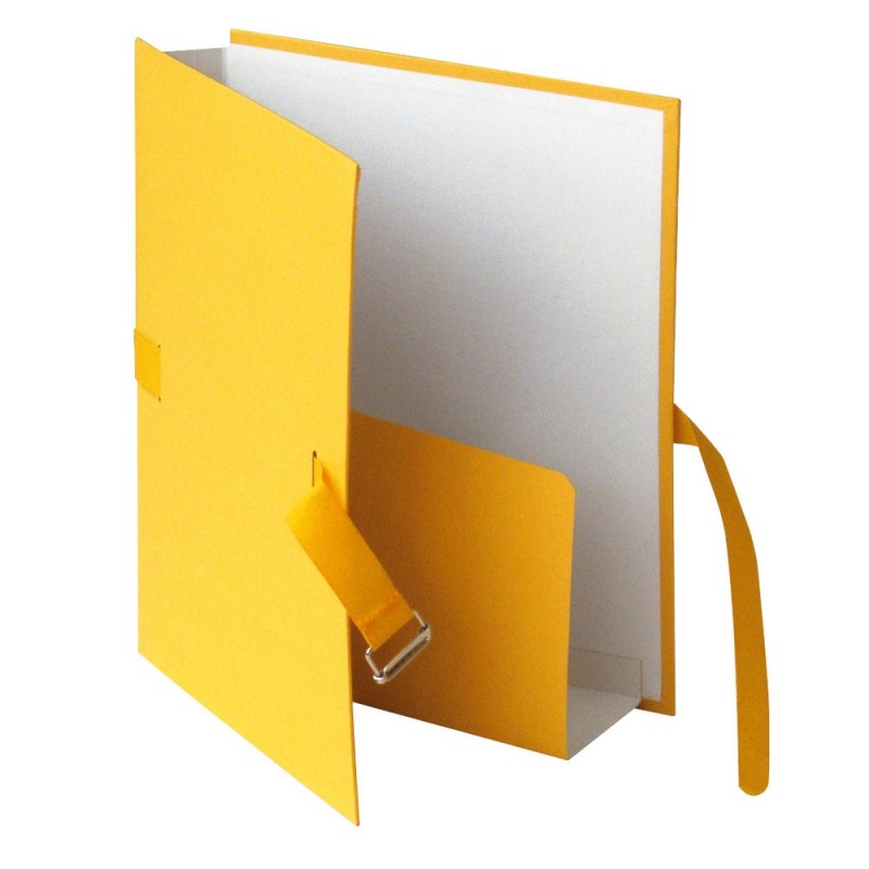 Exacompta Chemise extensible à rabat 24 x 32 cm - Jaune