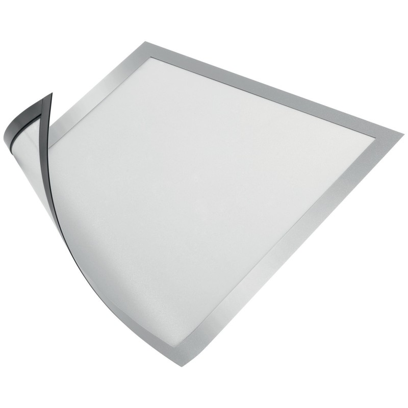 Durable Duraframe Pochette murale Cadre d'affichage magnétique A4 - Cadre argent