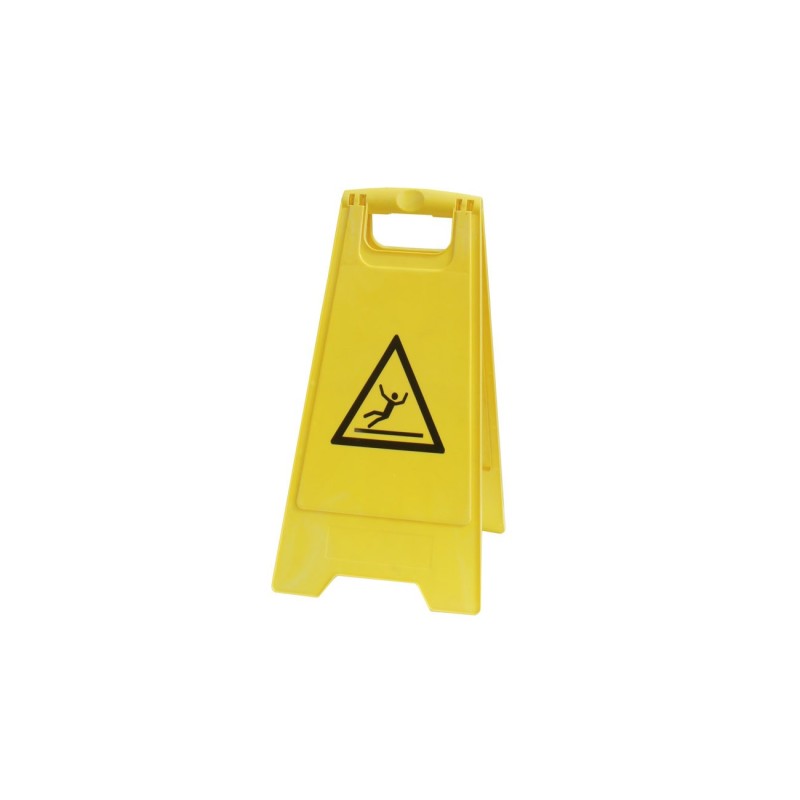 VISO Panneau de signalisation "sol glissant" - Jaune