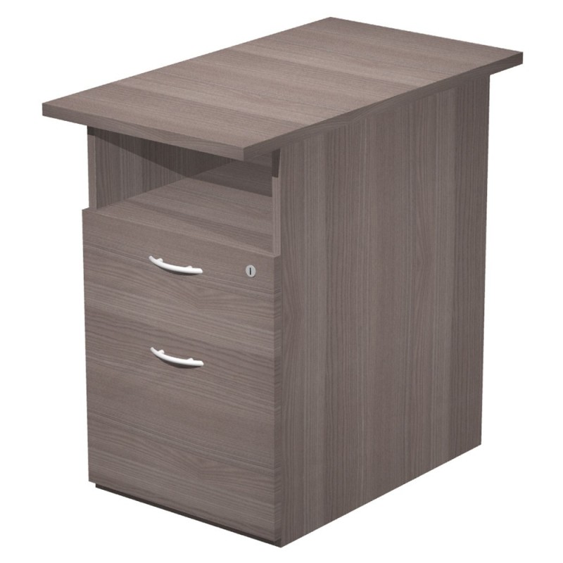 Caisson hauteur bureau Pronto - L.43 x P.80 x H.72 cm - Cendre