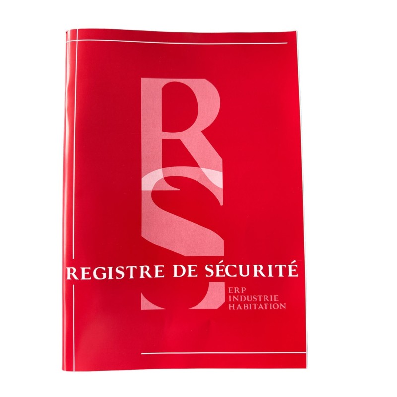 Lifebox Registre de sécurité, A4 - Rouge