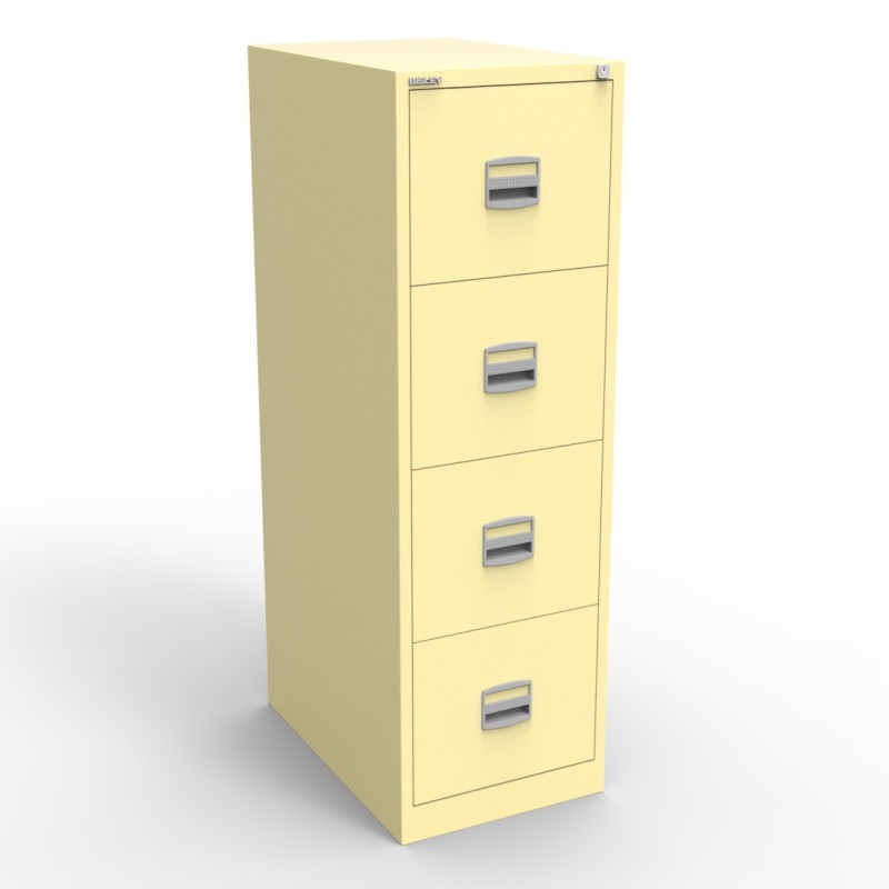 Classeur Budget 4 tiroirs en métal - Beige