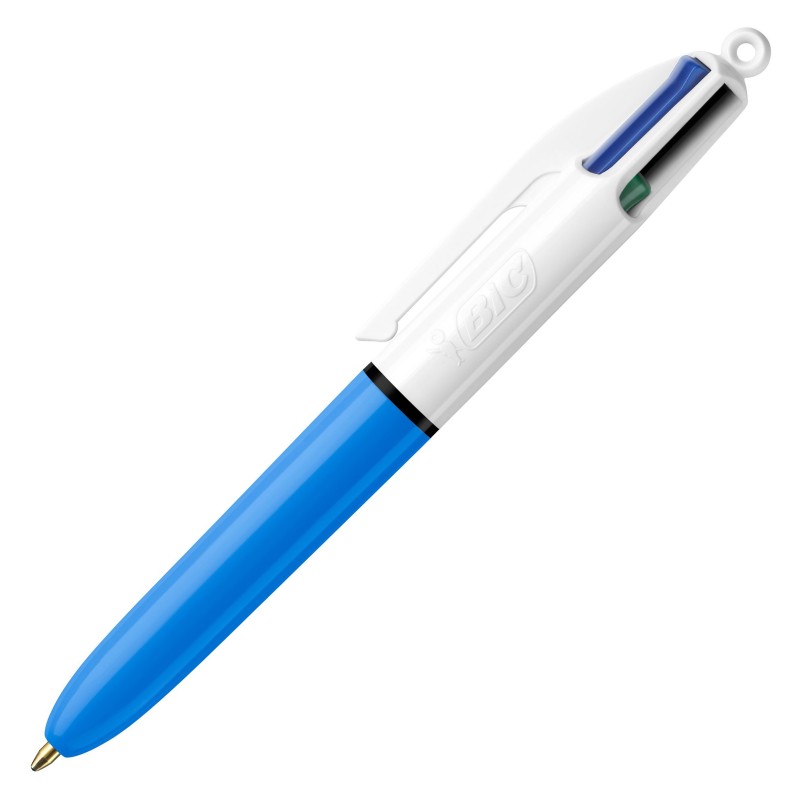 BIC 4 couleurs Mini Stylo bille rétractable pointe moyenne 1 mm