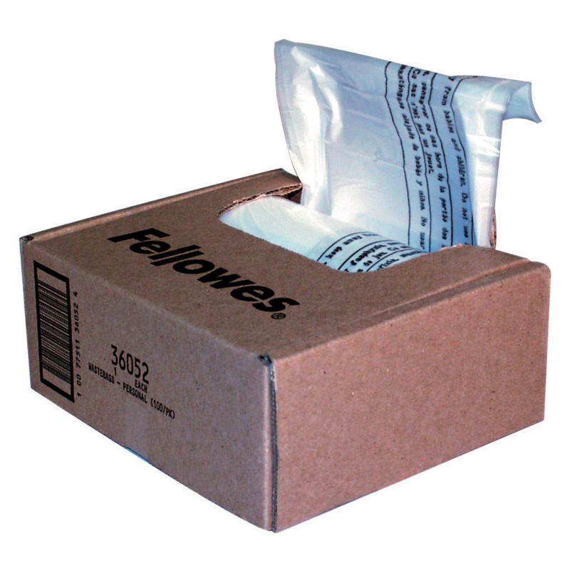 Fellowes Sachet de 100 sacs de 38 litres pour destructeurs - modèles 79Ci/MS-450Cs/MS-460Cs