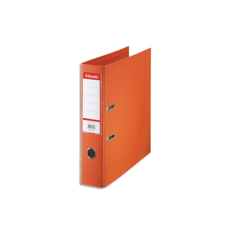 Esselte Classeur à levier A4 - Carton 22/10e - Dos 7,5 cm - Orange