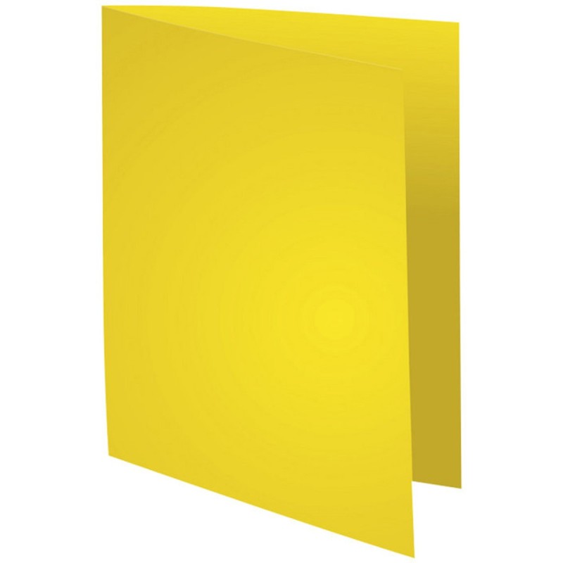 Exacompta Chemises ROCK's carte 210g/m² - Jaune