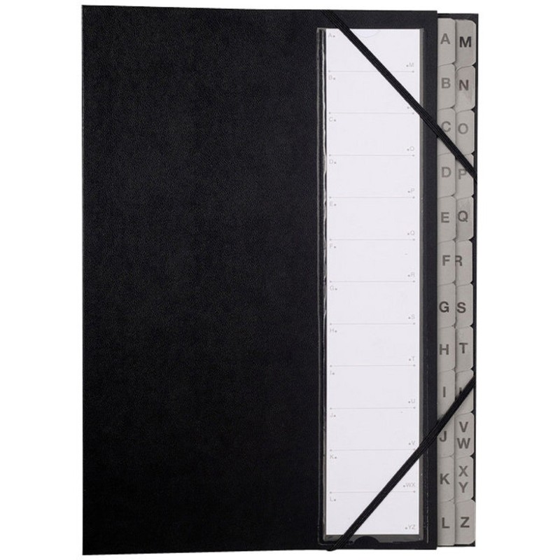 Exacompta Trieur alphabétique ORDONATOR - 26 divisions - Noir