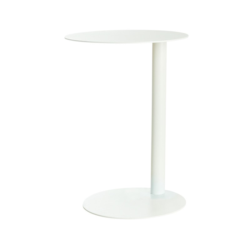 Paperflow Table d'appoint Easydesk métal, diamètre 40 cm - Blanc