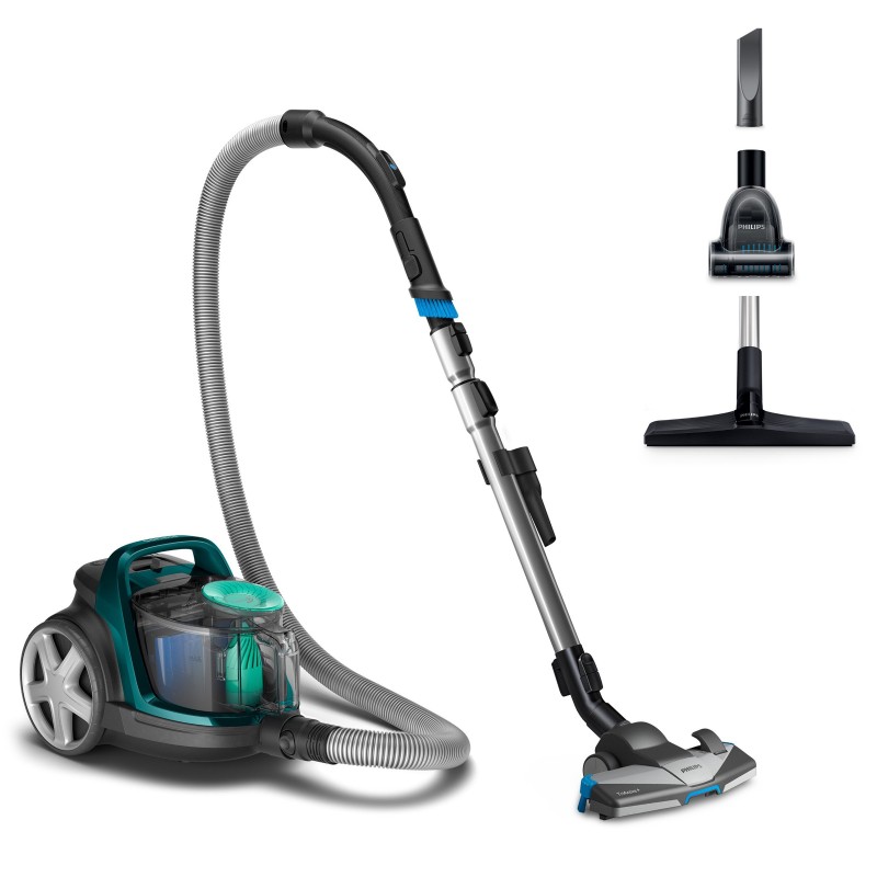 Philips Aspirateur sans sac PowerCyclone 7 FC9555/09, capacité poussière de 1,5 l, 650 W - Vert