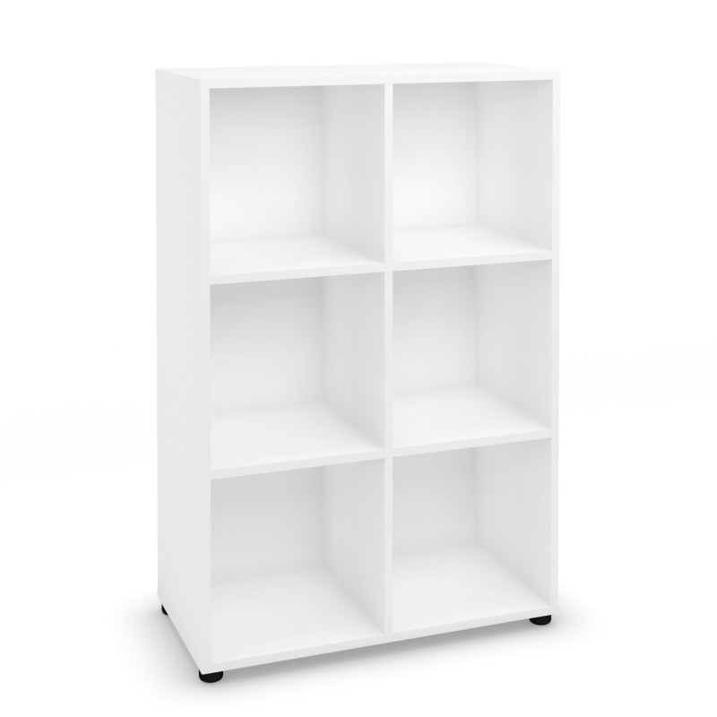 Casier de bureau individuel Flex'Office 6 cases - Blanc
