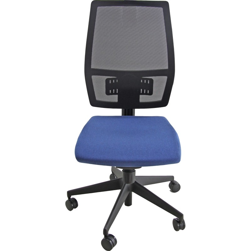 Siège de bureau Mélania, maille filet / tissu Bleu