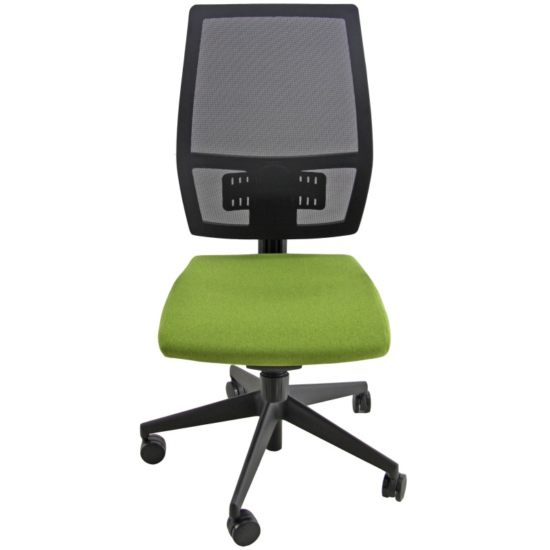 Siège de bureau Mélania, maille filet / tissu Vert