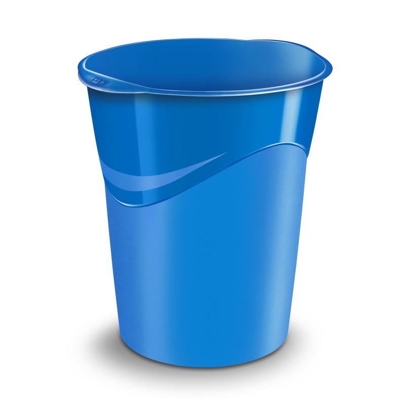 Cep Corbeille à papier 280 Gloss 14 L - Bleu