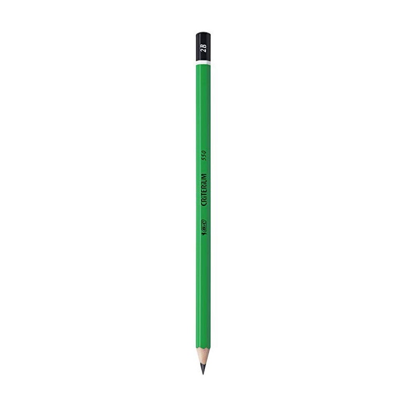BIC Critérium 550 Crayon à papier mine 2B - Boîte de 12