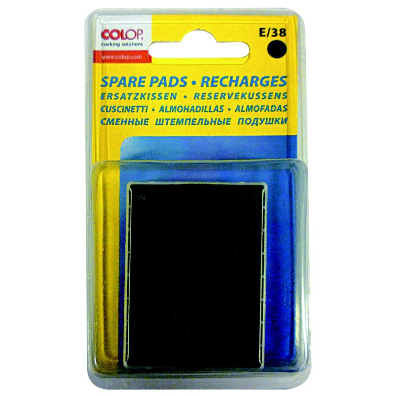 Colop Cassette d'encre pré-encrée E/38 pour timbre automatique Printer 38 - Rouge - Lot de 2