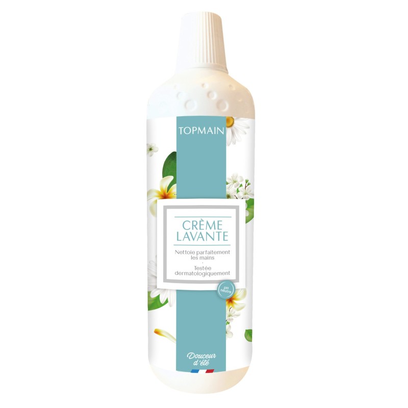 Topmain Savon liquide pour les mains parfum Douceur d'été - Flacon 1l