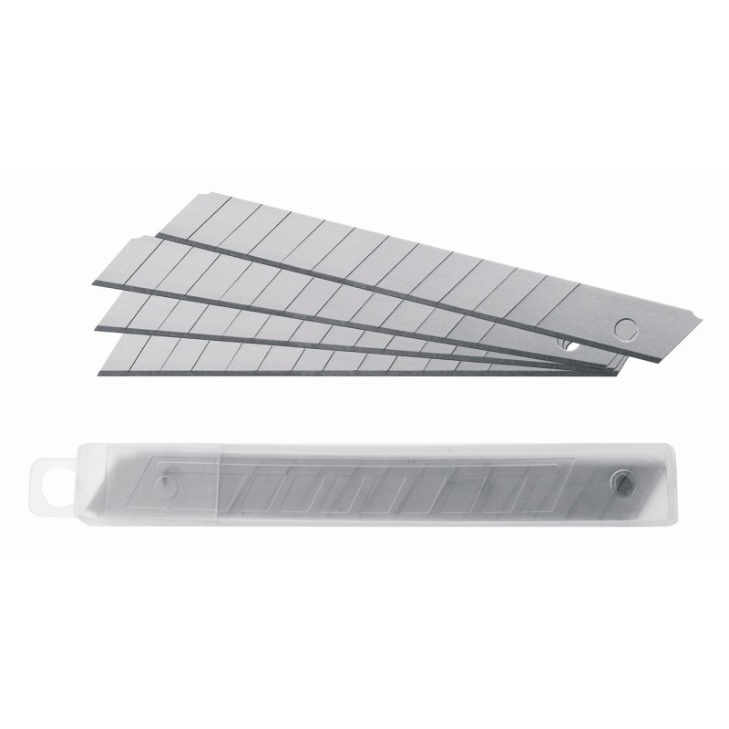 RAJA Lames de rechange pour cutter acier inoxydable 9 mm