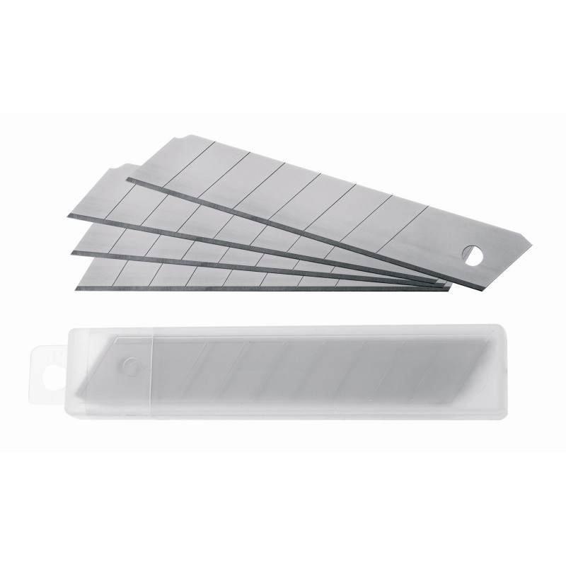 RAJA Lames de rechange pour cutter - Acier inoxydable - 18 mm - Lot de 10