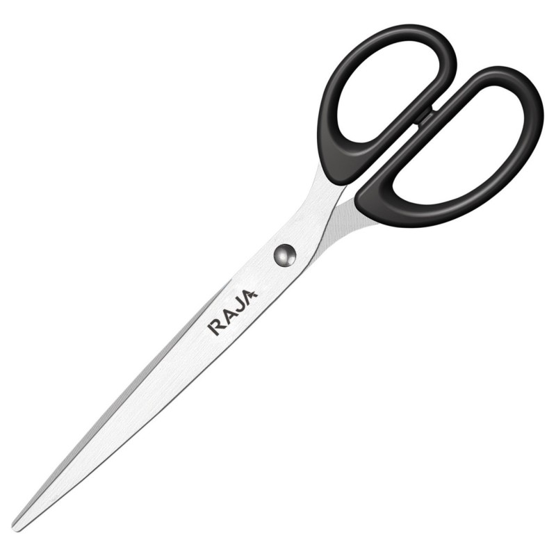 RAJA Ciseaux droitiers Polypro bouts pointus longueur 18 cm