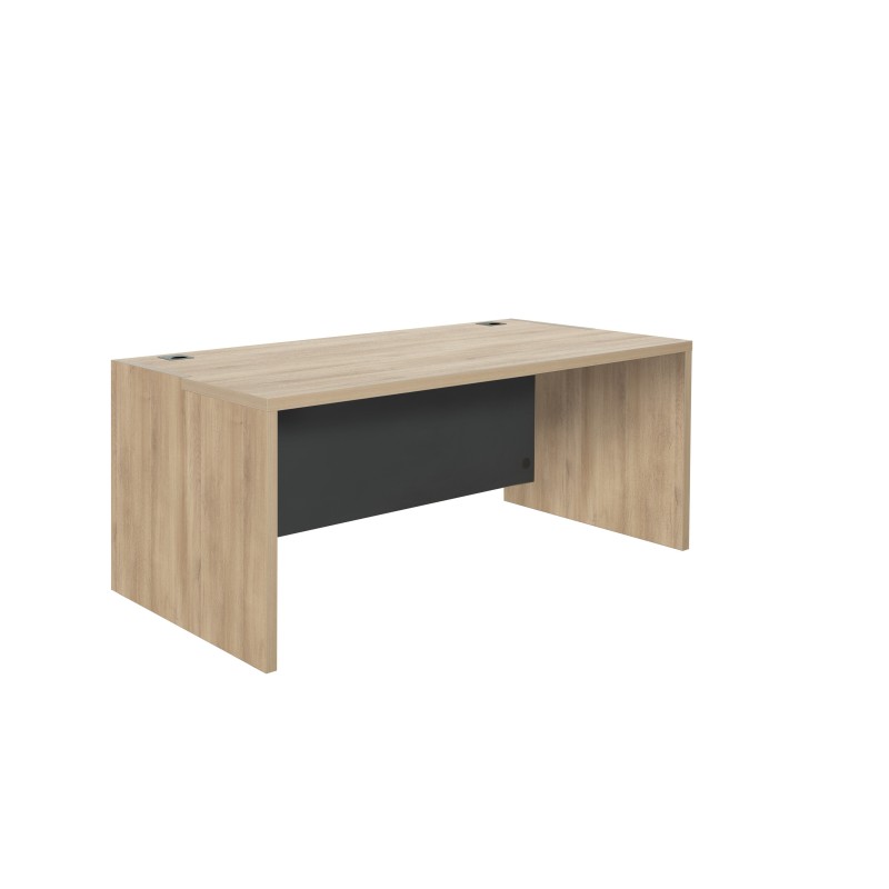 Bureau direction droit Osiris L.180 x P.90 cm - Chêne Bocage