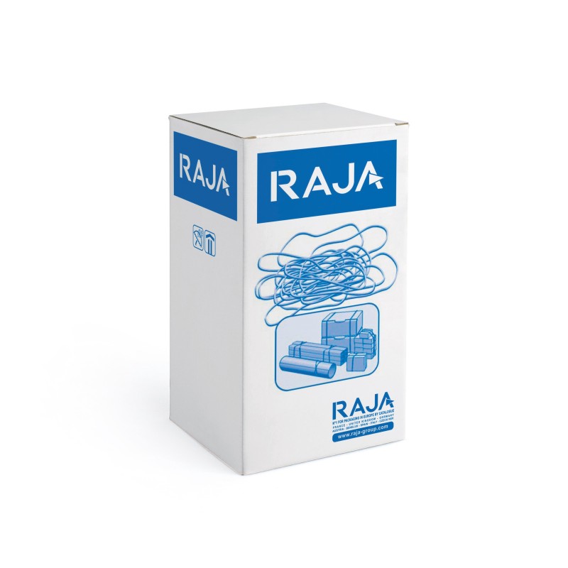 RAJA Bracelet élastique 100 x 2 mm en caoutchouc naturel - Boîte 1 kg