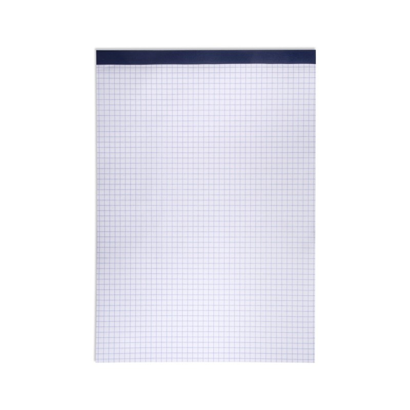 Conquerant Bloc notes agrafé Basic A4 21 x 29,7 cm - 60g - Petits carreaux 5x5 - 100 feuilles