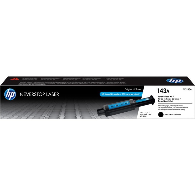 HP 143A Kit de recharge toner authentique W1143A - Noir