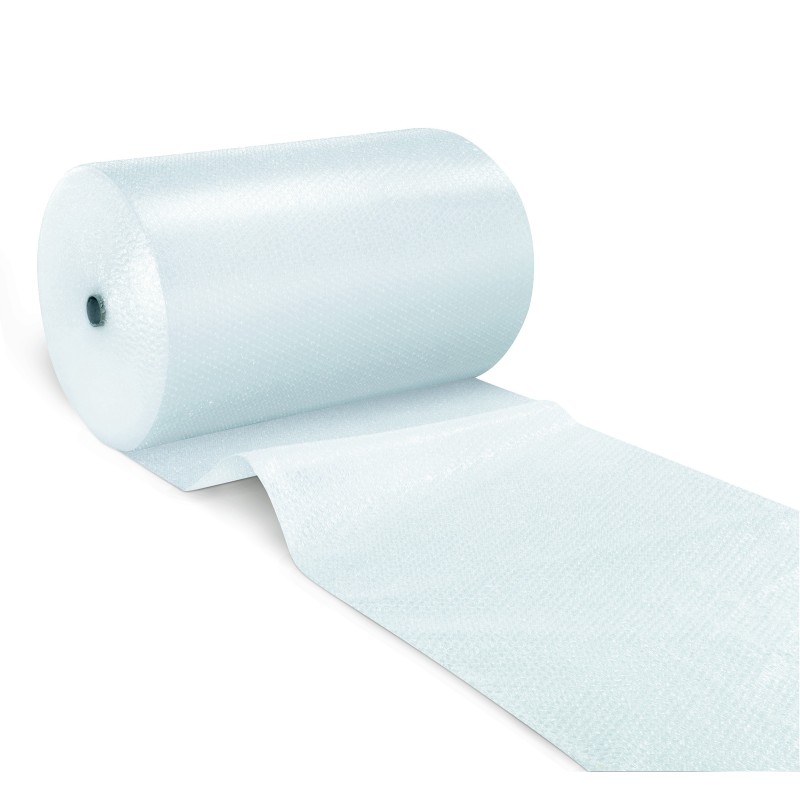 RAJA Film de protection à bulles d'air 18 mm - Rouleau l. 100 cm x L. 80 m - Transparent