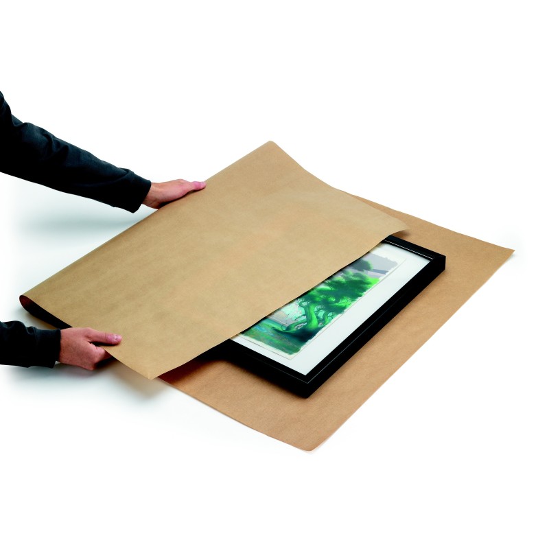 RAJA Papier kraft naturel Super 70 g/m² - Ramette de 250 feuilles 80 x 120 cm - Marron