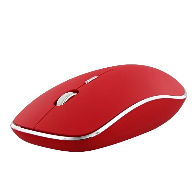 TNB Souris sans fil silencieuse Rubby - USB - Rouge