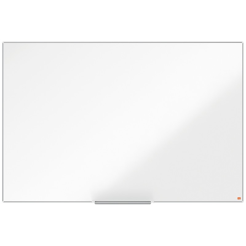 Nobo Tableau blanc laqué Nano Clean - Surface magnétique - Cadre Aluminium - L.150 x H.100 cm