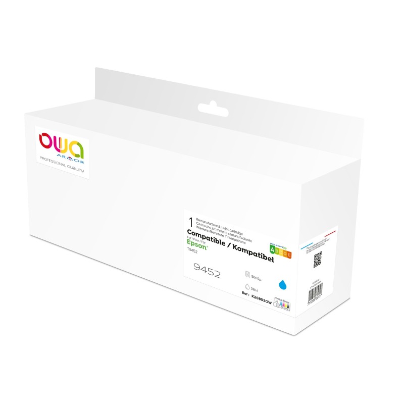 OWA Cartouche d'encre compatible EPSON T9452 - K20803OW - Cyan