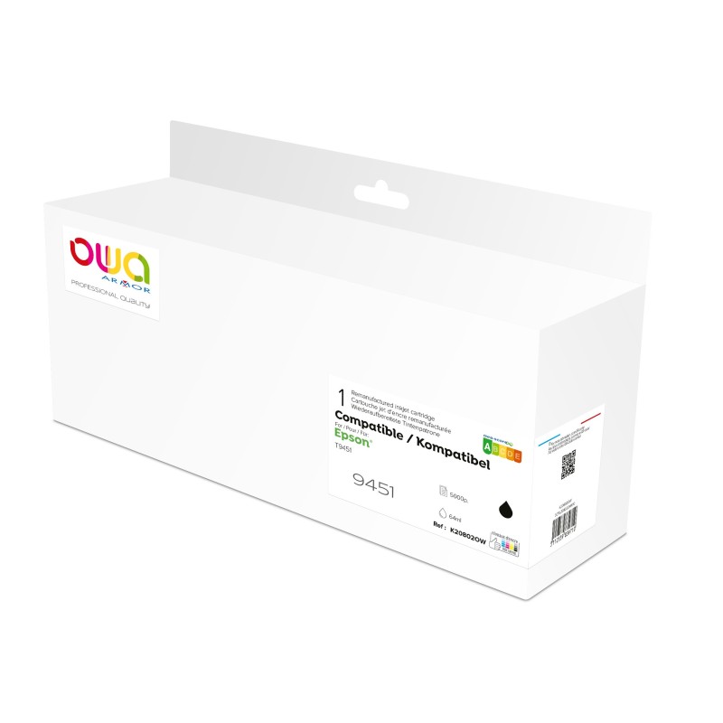 OWA Cartouche d'encre compatible EPSON T9451 - K20802OW - Noir