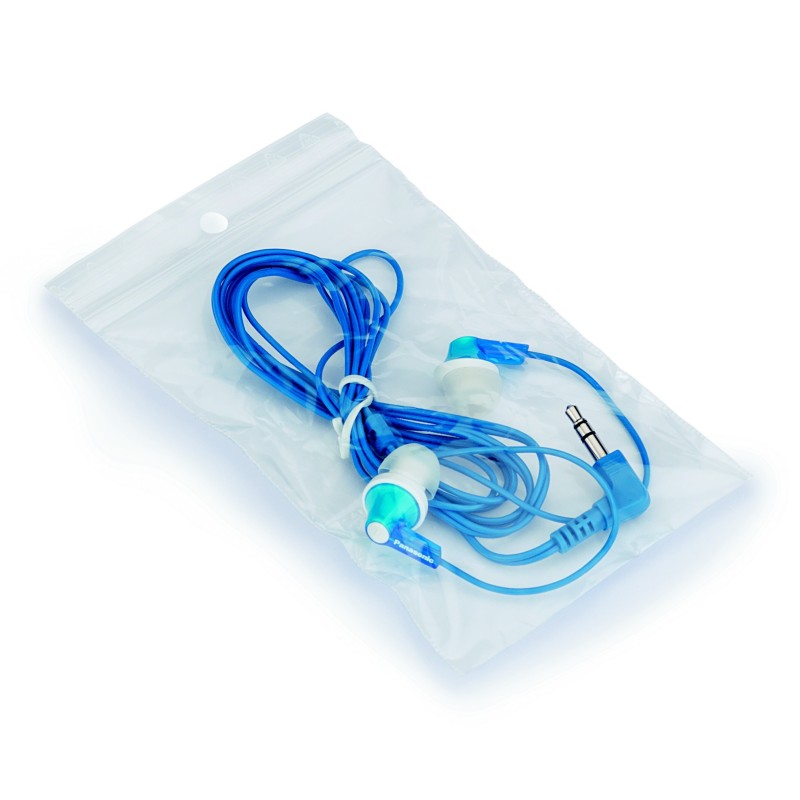 Sachet plastique à fermeture Zip - 8 x 12 cm - Epaisseur 50 microns - Transparent - Carton de 1000