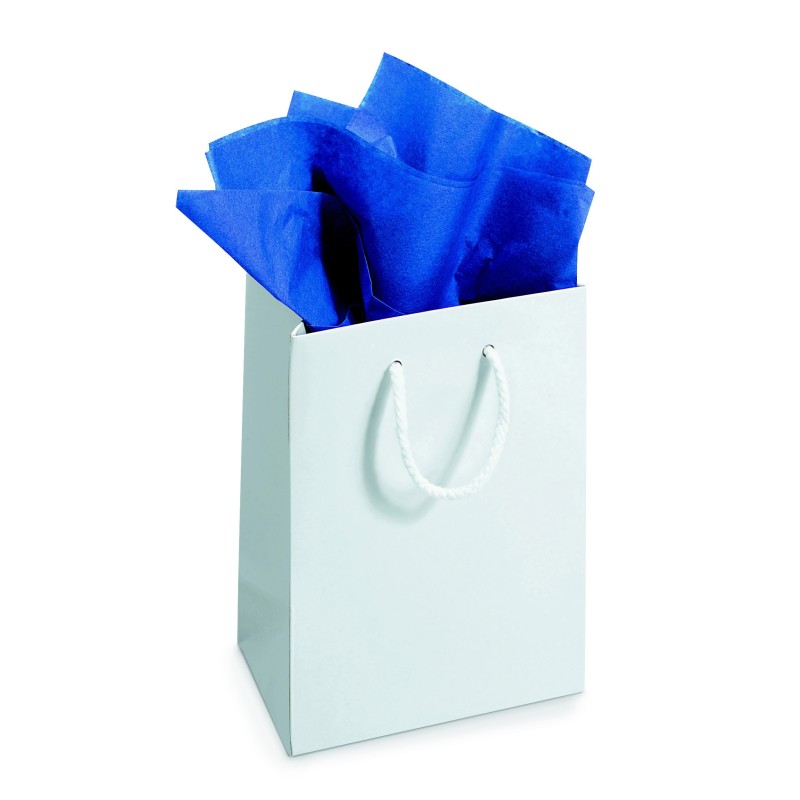 RAJA Papier de soie Bleu marine l.75 x L.50 cm - Ramette de 480 feuilles