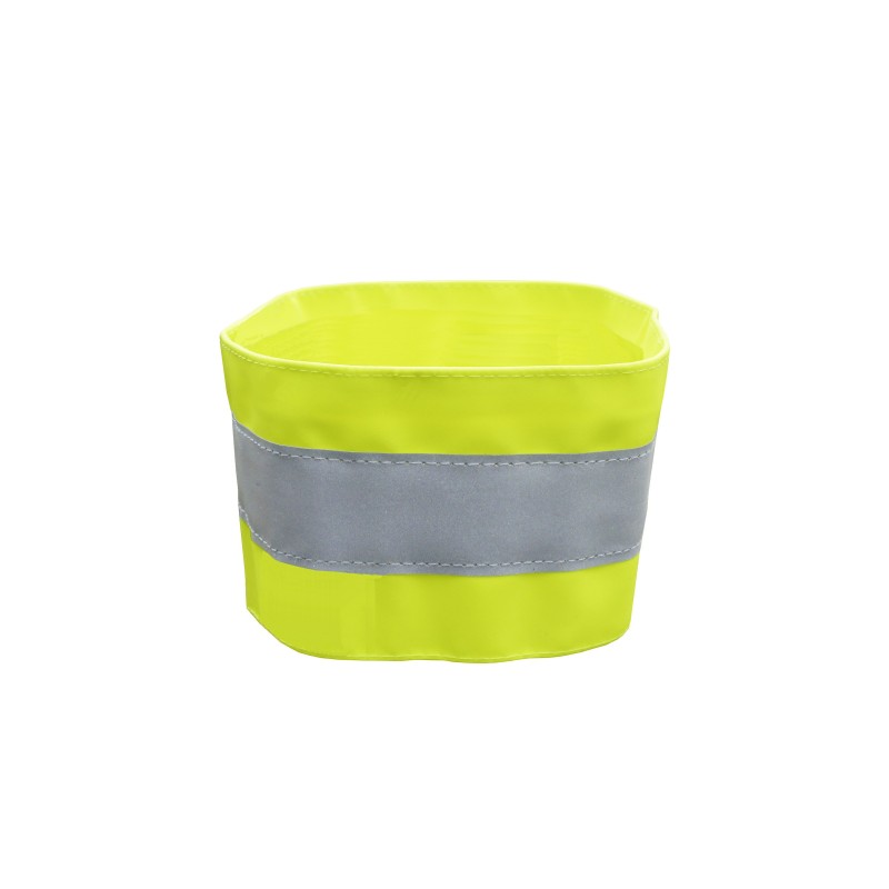 VISO Brassard de signalisation réfléchissant - Jaune - Lot de 5