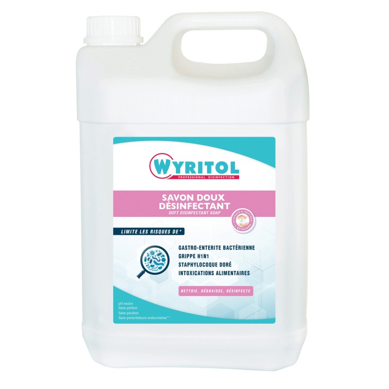 Wyritol Savon liquide désinfectant mains - Bidon 5 L