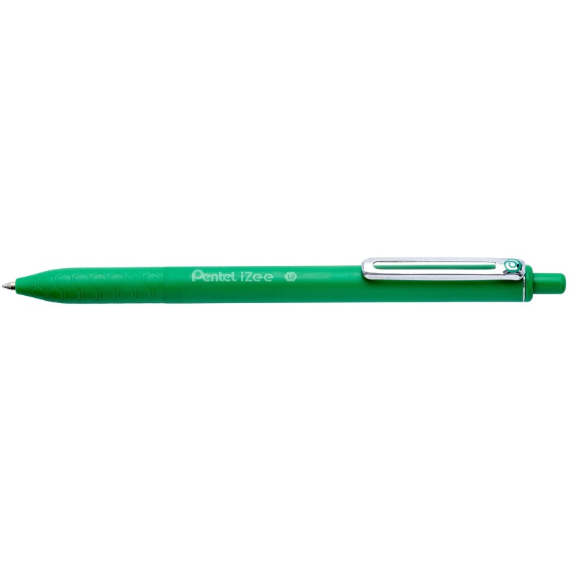 Pentel Izee Stylo bille rétractable Pointe large 1 mm - Vert