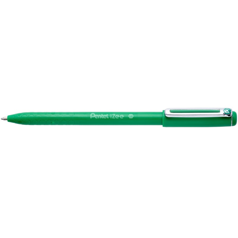 Pentel Izee Stylo bille à capuchon Pointe large 1 mm - Vert