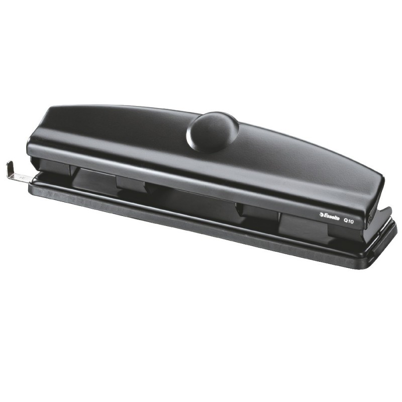 Esselte Perforateur de bureau 4 trous en métal - 10 feuilles - Noir