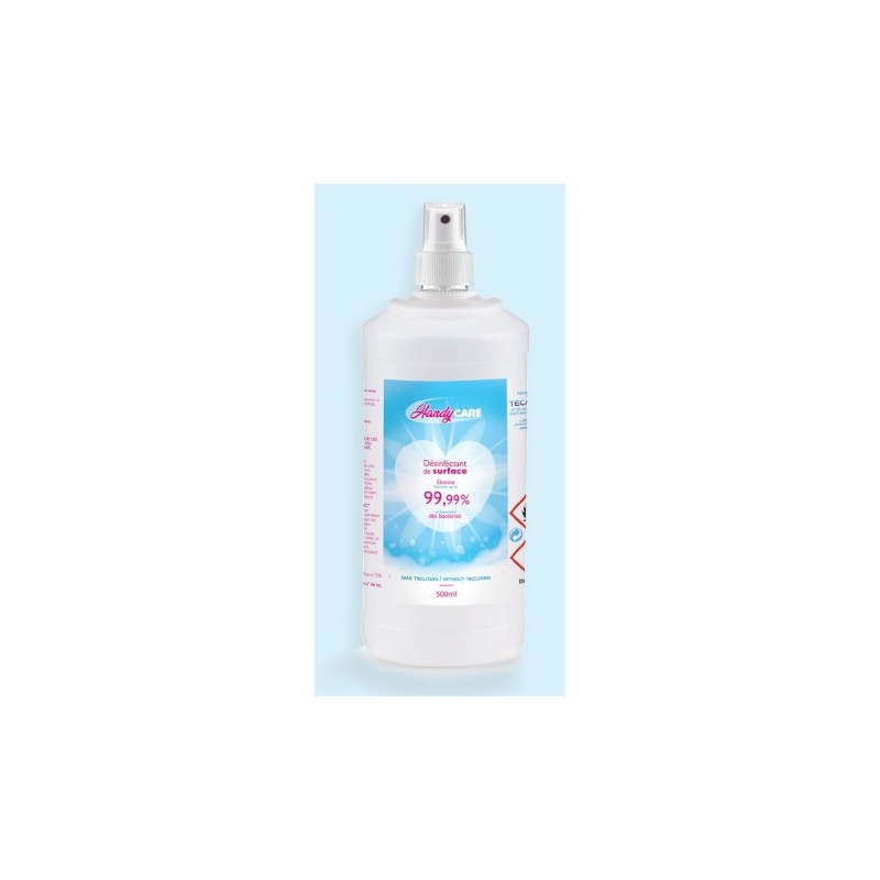 Désinfectant hydroalcoolique pour surfaces parfum Chlore et Pin – Spray 500 ml